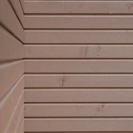 Gebr. Eisenring AG, 4-0201, Fassade, nord. Fichte, Rhomboid Nut + Kamm 20/75, strukturfein, Lignovit Lasur