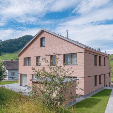 Gebr. Eisenring AG, 4-0201, Fassade, nord. Fichte, Rhomboid Nut + Kamm 20/75, strukturfein, Lignovit Lasur