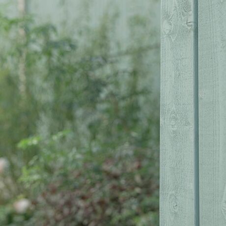 Gebr. Eisenring AG, 5-0318, Fassade, nord. Fichte, Sichtnut 21/110, sägeroh, Schlammfarbe Farbton NCS S 4010-G10Y Art. 649