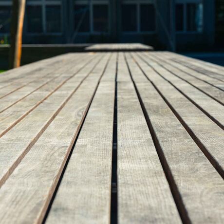 Gebr. Eisenring AG, 6-0042, Terrasse, Thermo Esche, 24/60, geschliffen, unbehandelt