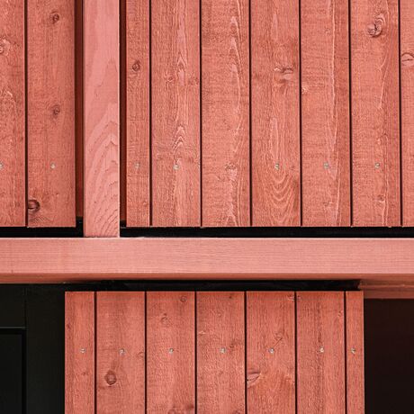 Gebr. Eisenring AG, 4-0115, Fassade, nord. Fichte, Rhomboid Nut + Kamm 20/75, sägeroh, Aqualin (Rotton)